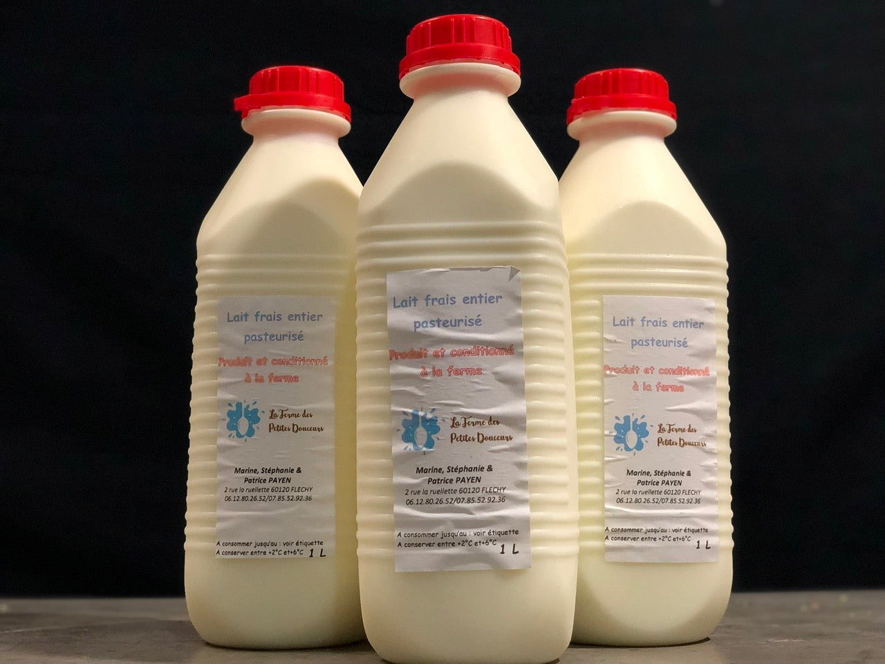 Lait frais fermier de l'oise