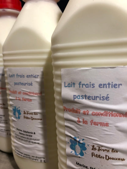 Lait frais fermier de l'oise